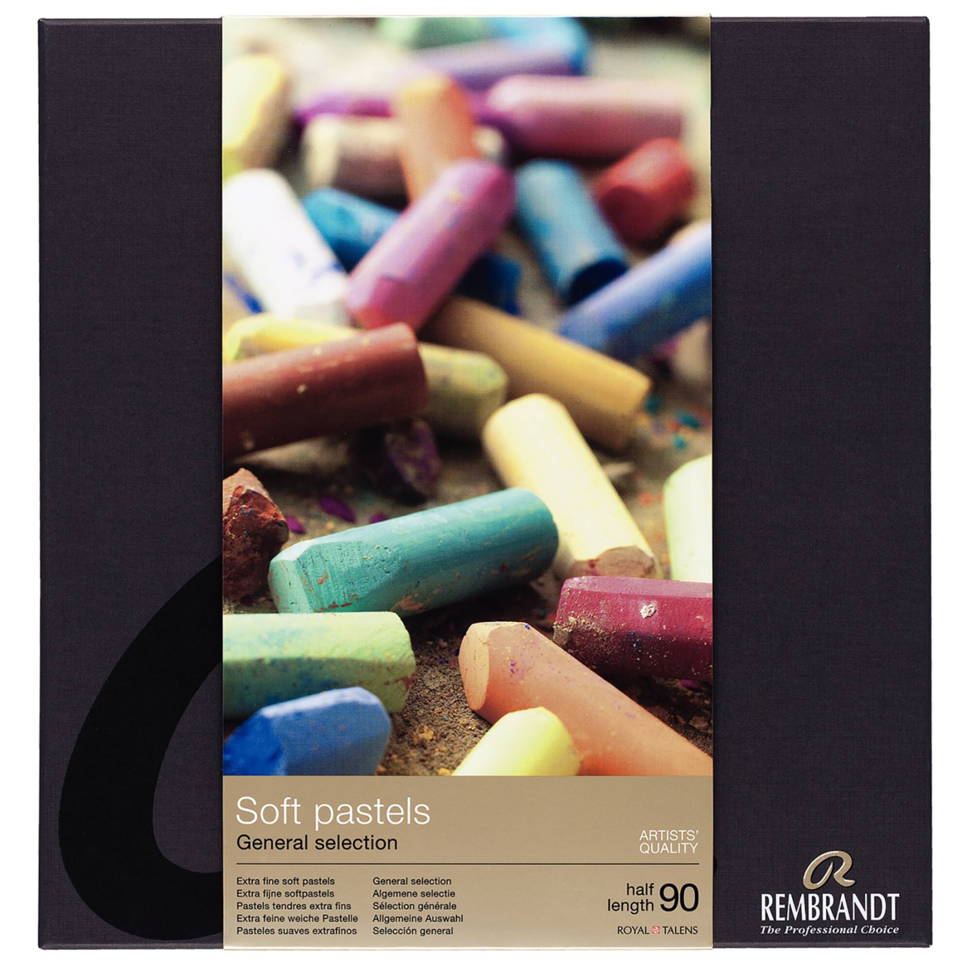 Rembrandt® Pastel 90 Color Half Stick Set
